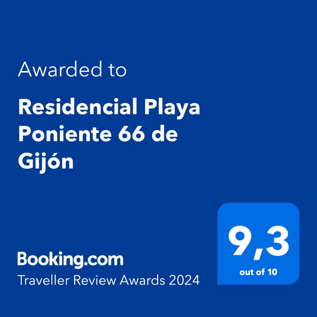 Residencial Playa Poniente 66 De Gijon Apartment Exterior photo